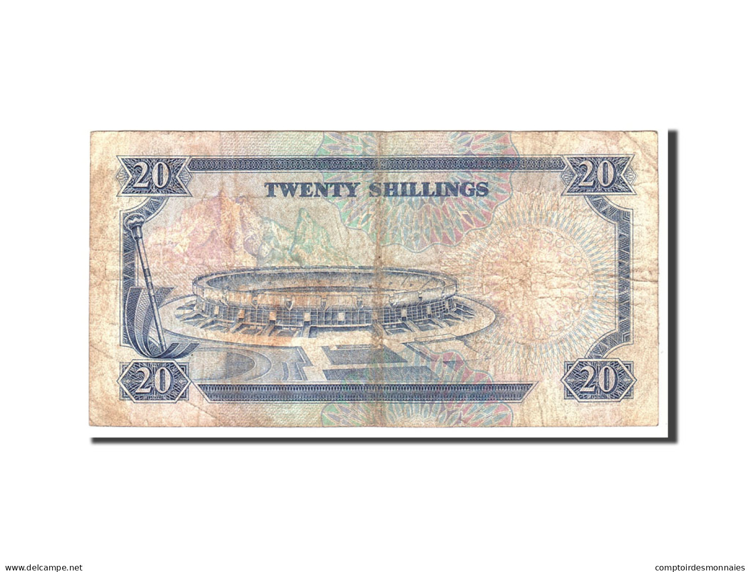 Billet, Kenya, 20 Shillings, 1988, 1988-12-12, KM:25a, B - Kenia