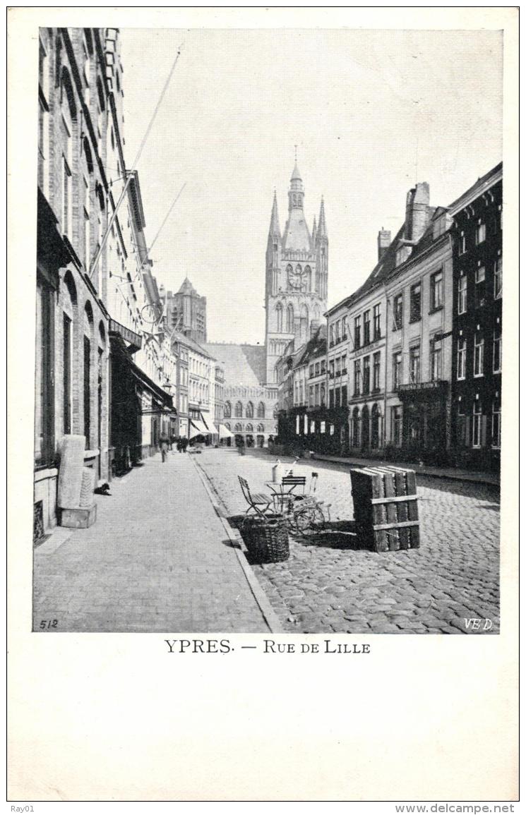 BELGIQUE - FLANDRE OCCIDENTALE - YPRES - IEPER - Rue De Lille. - Ieper