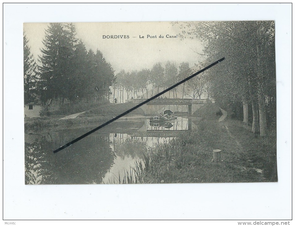 CPA  Coupée  -   Dordives  -  Le Pont Du Canal - Dordives