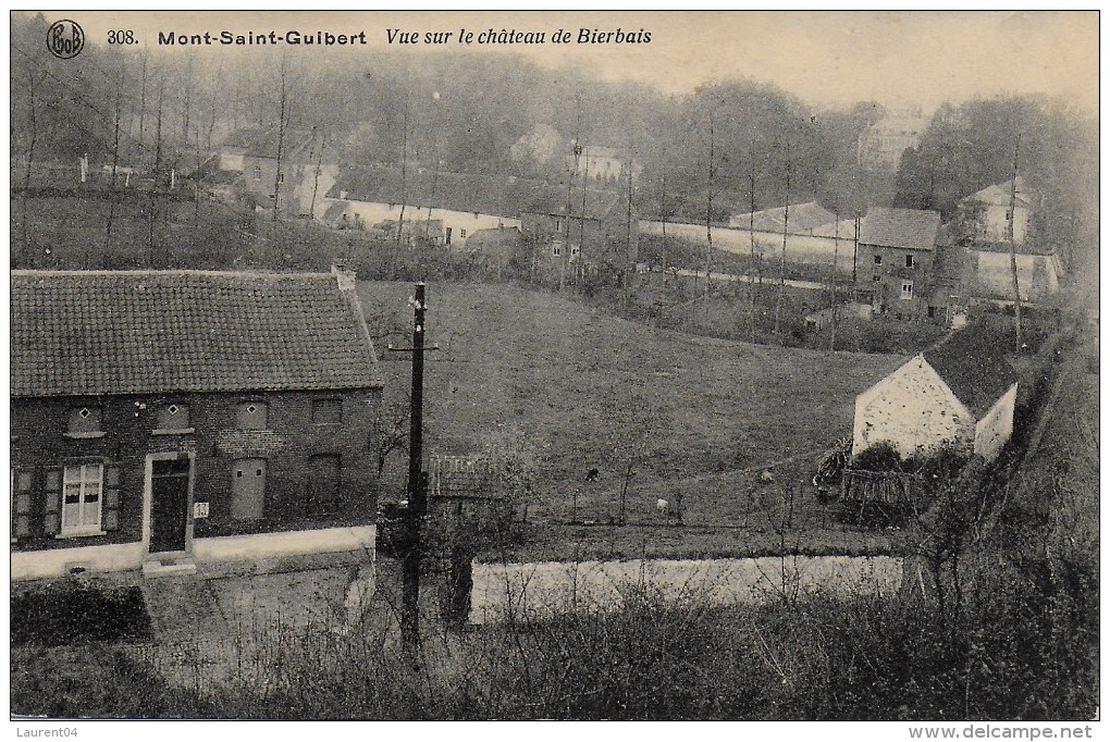 MONT-SAINT-GUIBERT.  VUE SUR LE CHATEAU DE BIERBAIS. - Mont-Saint-Guibert