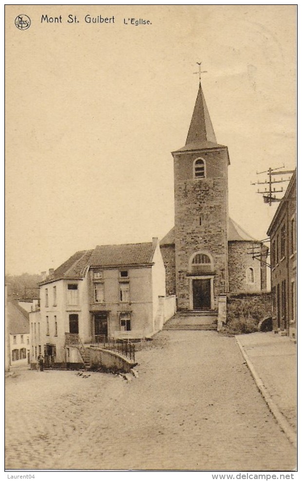 MONT-SAINT-GUIBERT.  L'EGLISE - Mont-Saint-Guibert