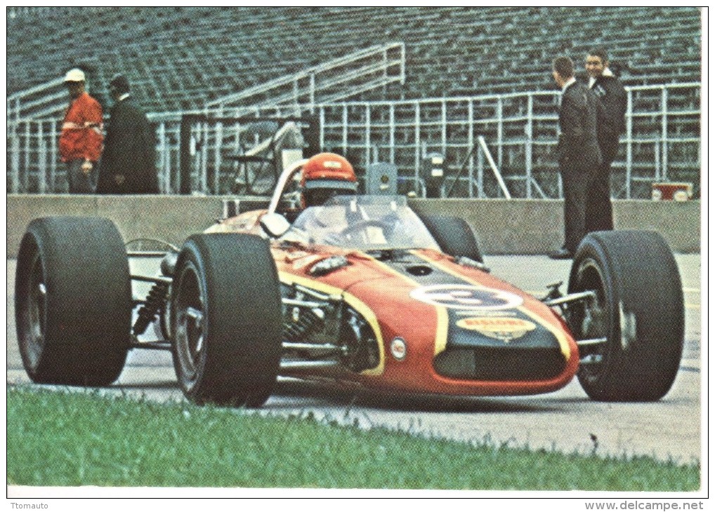 Indianapolis 500  -  Eagle-Offenhauser 2A  -  Bobby Unser  -  Carte Postale - IndyCar