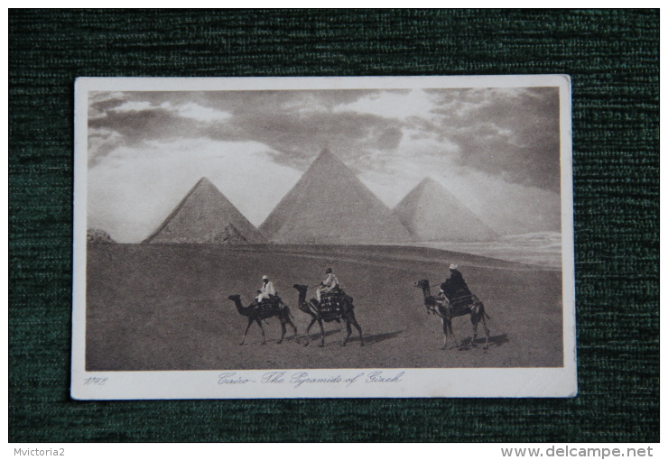 CAIRO - The Pyramids Of Gizeh - Pyramides