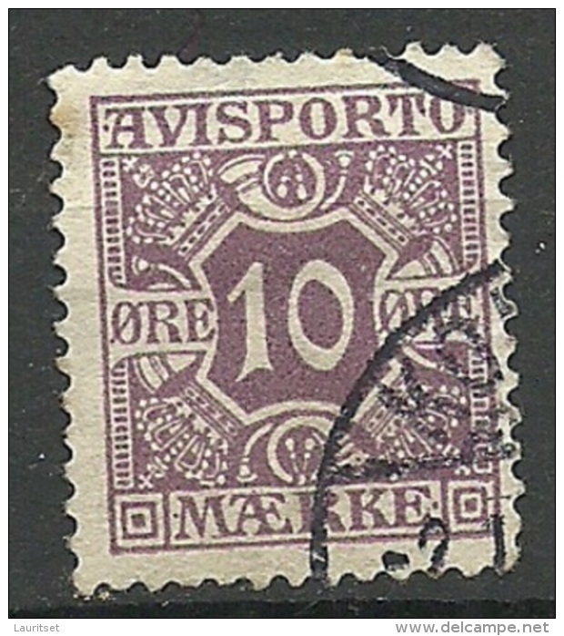 DENMARK Dänemark 1907 Verrechnungsmarke Tax Michel 4 X O - Fiscali
