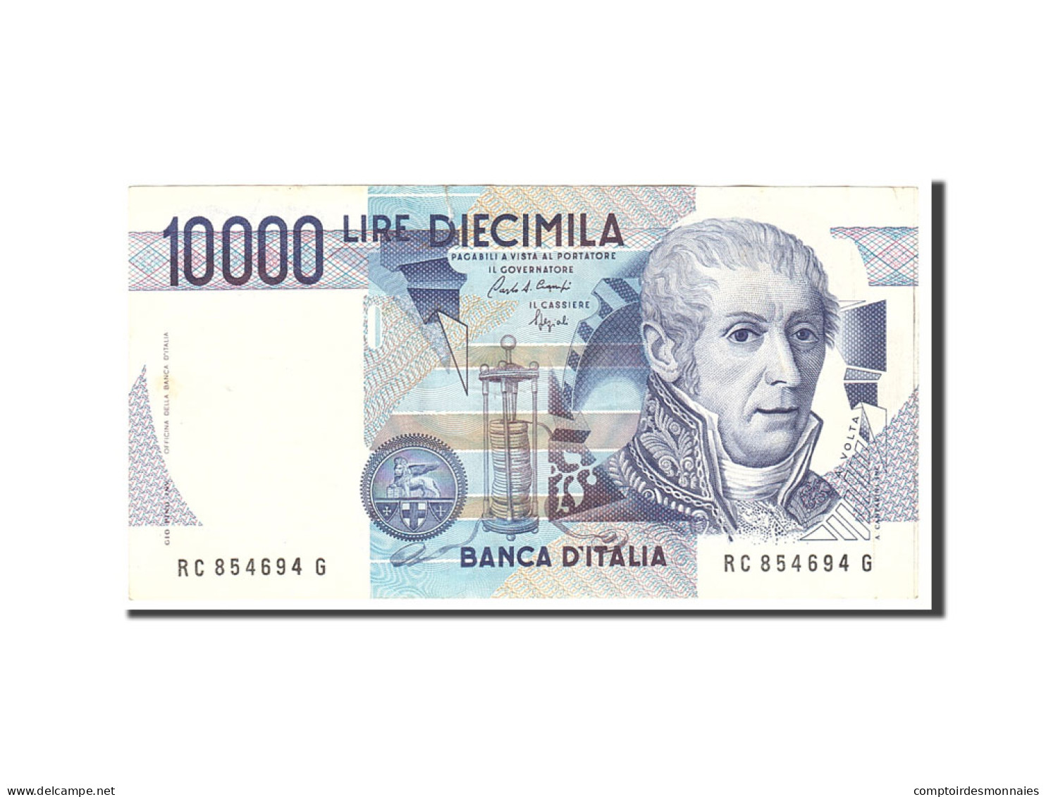 Billet, Italie, 10,000 Lire, 1984, 1984-09-03, KM:112b, TTB - 10.000 Lire