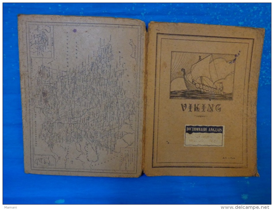 Lot De 2 Protege Cahier- - Condinent Savora-le Loup Et L'agneau- Perroquet-viking (dictionnaire Anglais) - Autres & Non Classés