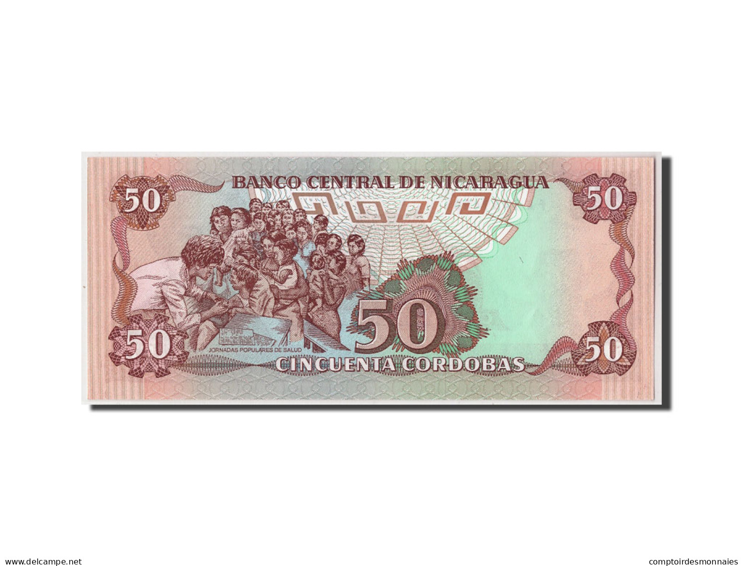 Billet, Nicaragua, 50 Cordobas, 1985 (1988), Undated, KM:153, NEUF - Nicaragua