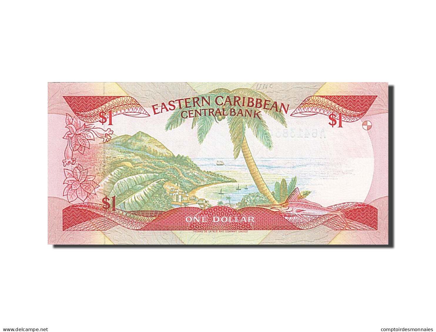 Billet, Etats Des Caraibes Orientales, 1 Dollar, 1985-1987, Undated (1985-1988) - Oostelijke Caraïben