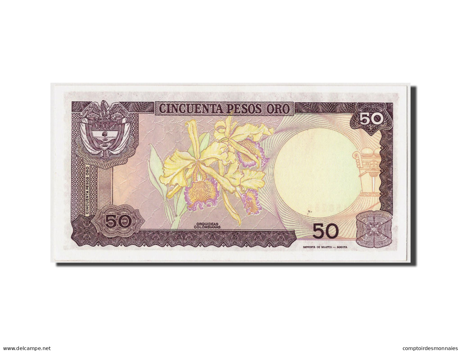 Billet, Colombie, 50 Pesos Oro, 1986, 1986-01-01, KM:425b, NEUF - Kolumbien