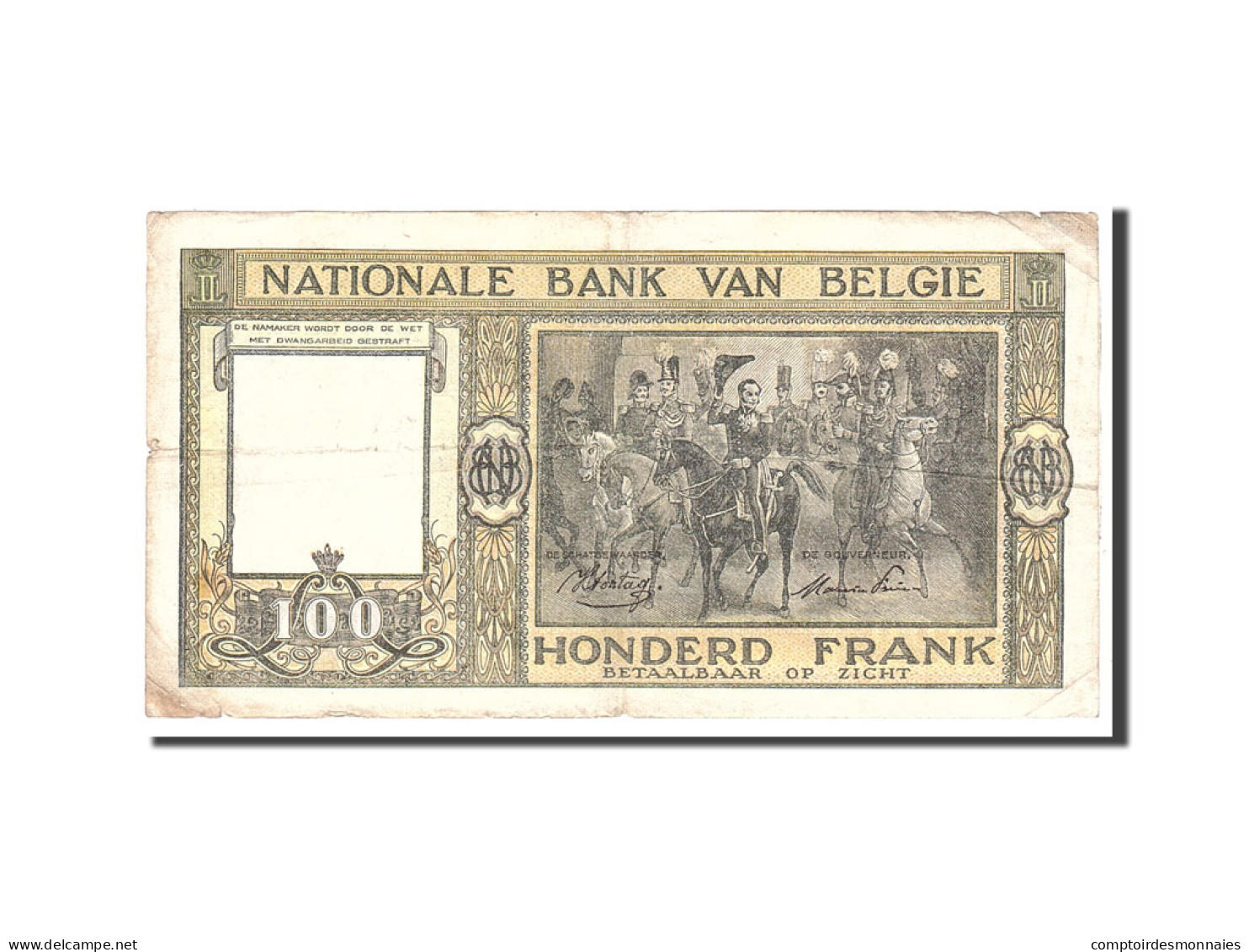 Billet, Belgique, 100 Francs, 1946, 1946-02-01, KM:126, TB - 100 Francos