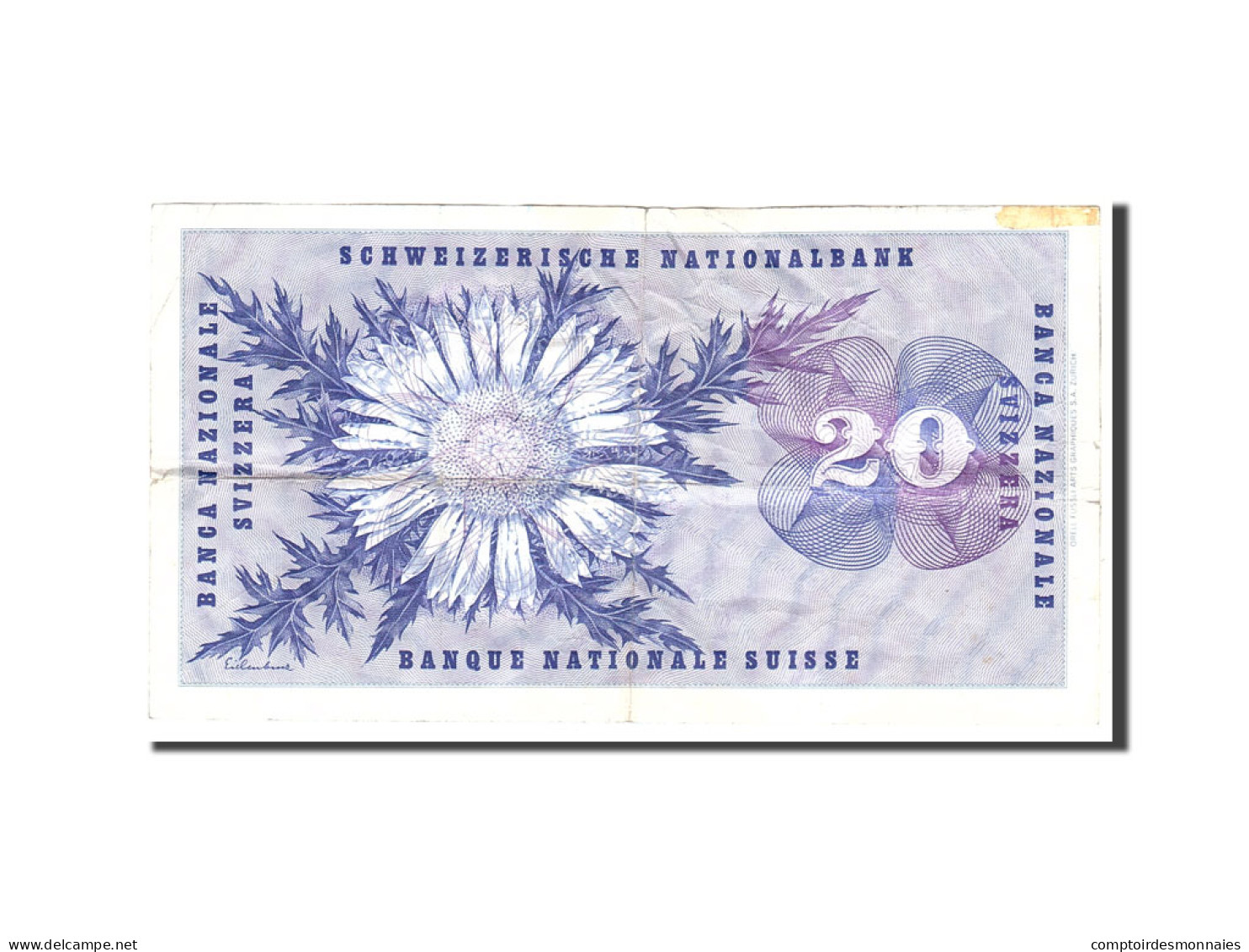 Billet, Suisse, 20 Franken, 1971, 1971-02-10, KM:46s, TB - Switzerland