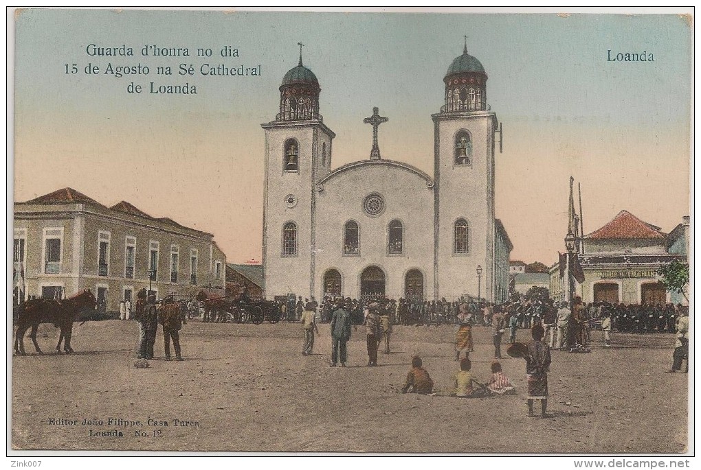 Postal Angola - Luanda - Guarda D´Honra No Dia 15 Agosto Na Sé Cathedral De Loanda - Carte Postale - Postcard - Angola