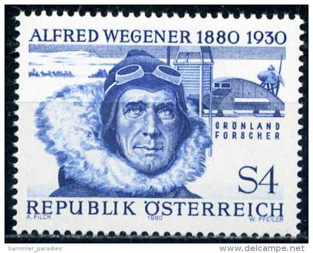 Österreich -  Michel 1660 - ** Postfrisch (D) - Alfred Wegener - Unused Stamps