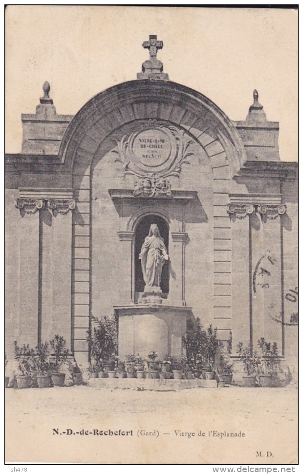 30---N.-D. DE ROCHEFORT--vierge De L'esplanade--voir 2 Scans - Rochefort-du-Gard