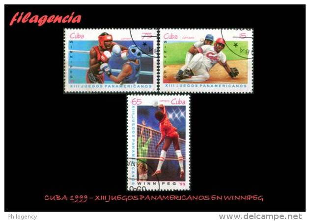 USADOS. CUBA. 1999-17 JUEGOS PANAMERICANOS EN WINNIPEG - Usati