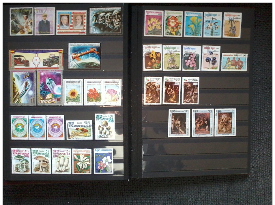 348 differend Theme stamps canceled & MNH World / all scand