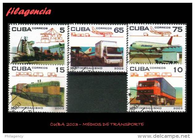 USADOS. CUBA. 2003-10 MEDIOS DE TRANSPORTE - Gebraucht