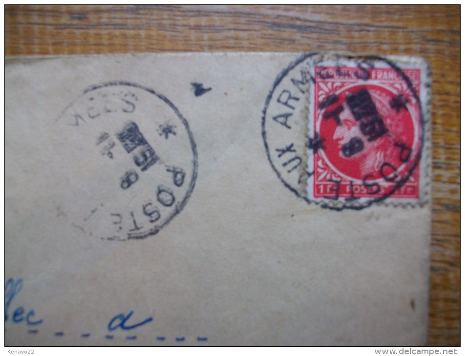 Enveloppe Avec Franchise  Militaire Envoyée à Yvias Dans Les Côtes Du Nord - 1921-1960: Période Moderne