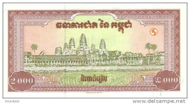 CAMBODIA P. 45a 2000 R  1995 UNC - Cambodia