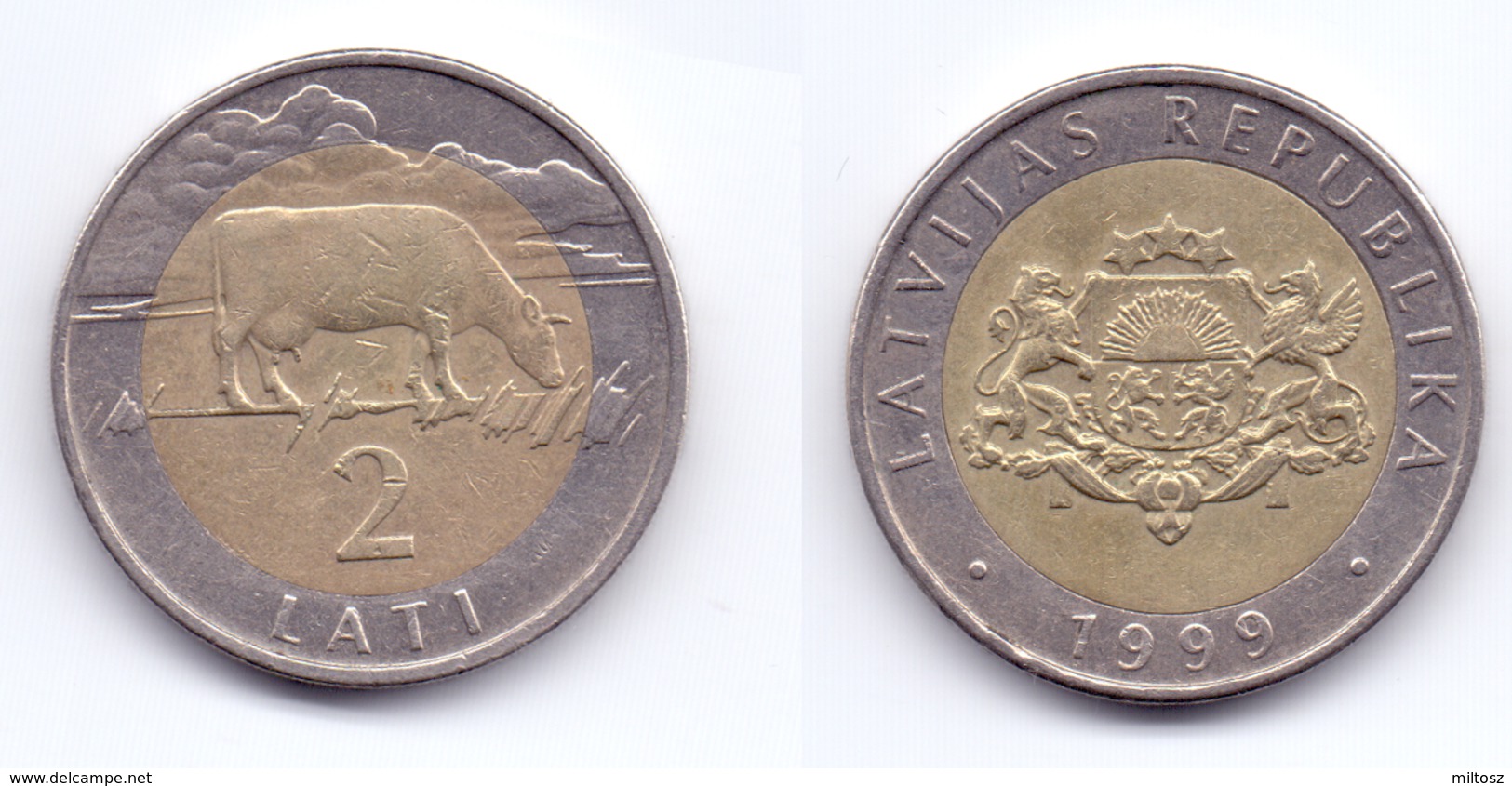 Latvia 2 Lati 1999 - Letonia