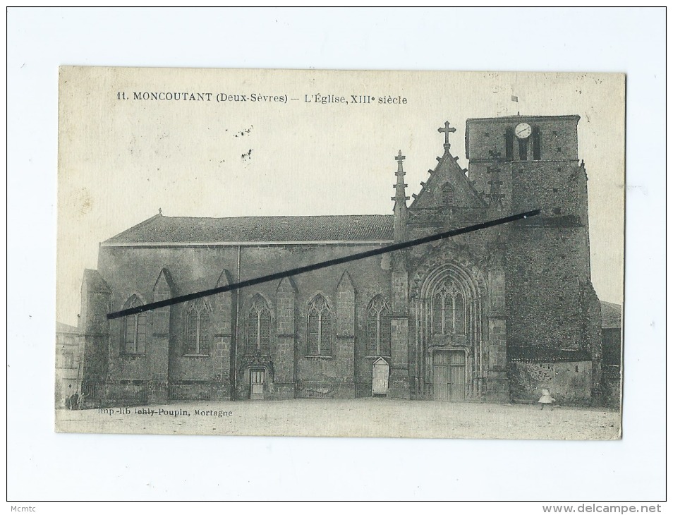 CPA - Moncoutant  - L'Eglise , XIIIe Siècle - Moncoutant