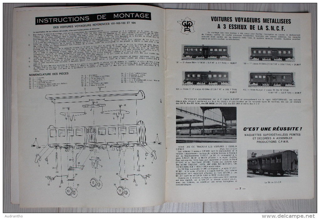Catalogue Publicitaire 1968 CPMR RMA Modélisme Français Qualité Rare Indépendant Du Rail - Francese