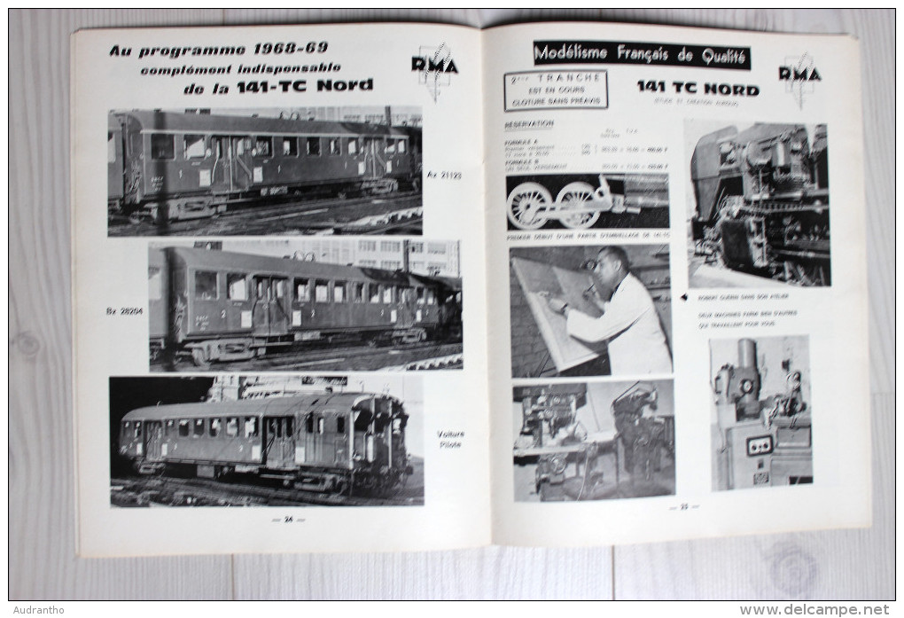 Catalogue publicitaire 1968 CPMR RMA modélisme français qualité rare Indépendant du rail