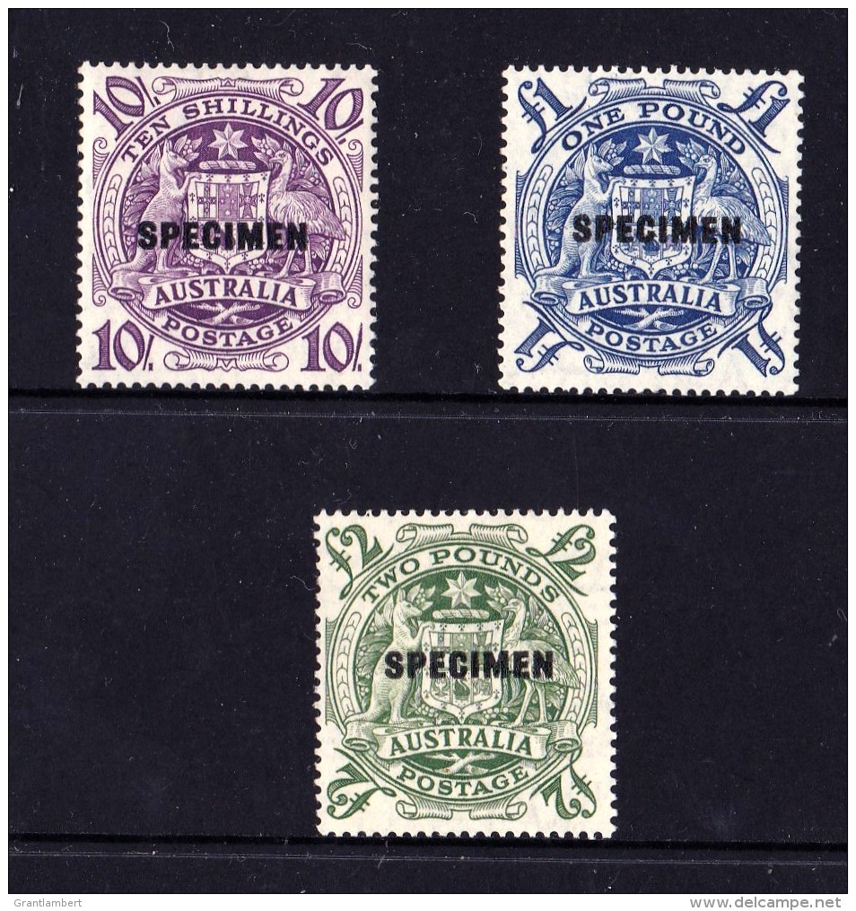 Australia 1948 Arms Specimen Set MNH-MH - Nuovi