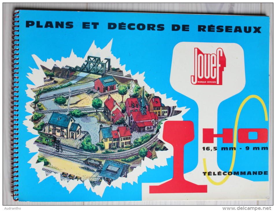 Catalogue Publicitaire Jouef Plans Et Décors De Réseaux Avec Calque 1980 Trains - Français