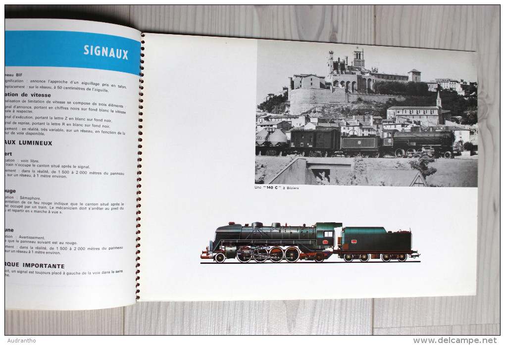 Catalogue publicitaire Jouef plans et décors de réseaux avec calque 1980 trains