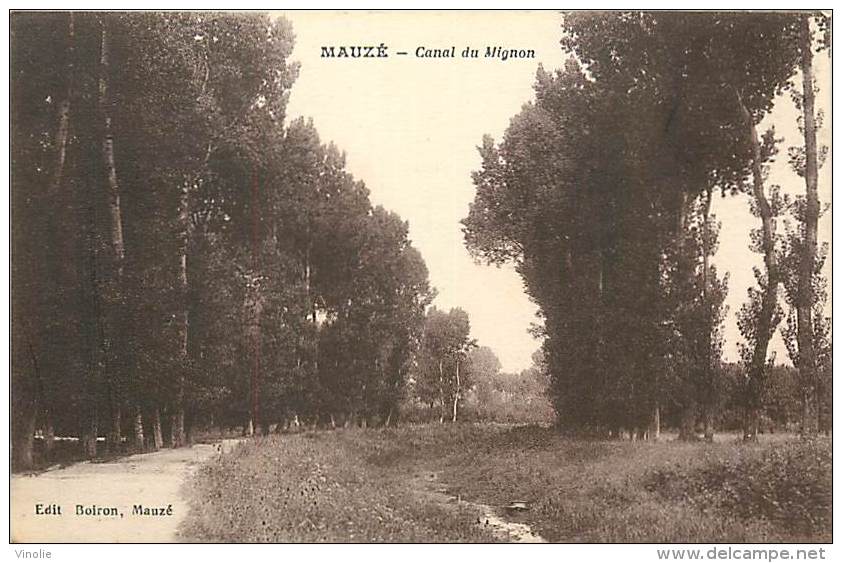 B 16-2093 : MAUZE CANAL DU MIGNON - Mauze Sur Le Mignon