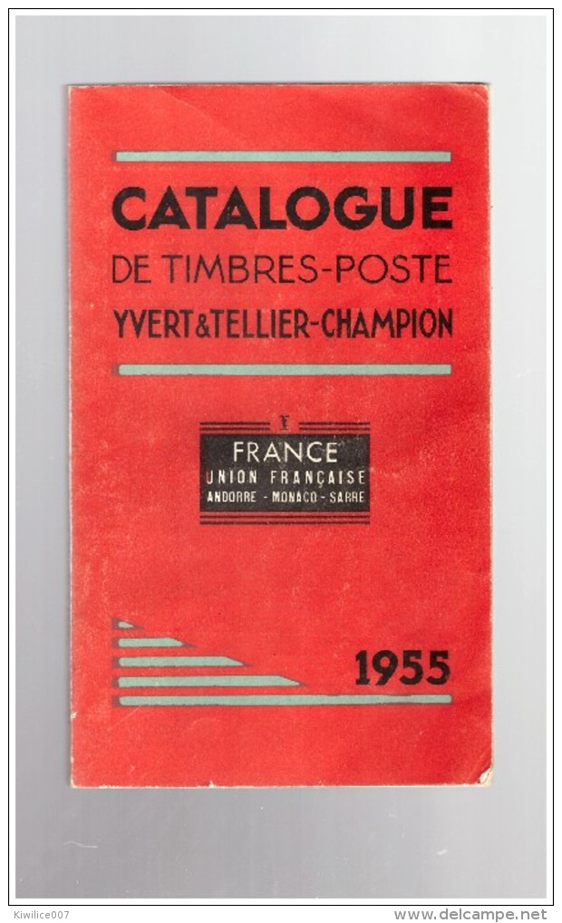 CATALOGUE III TIMBRE POSTE 1955 Yvert Tellier Champion - France