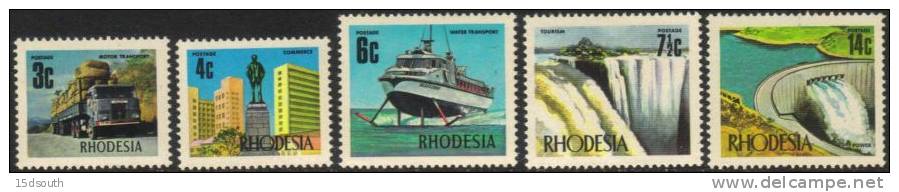 Rhodesia - 1973 Definitive Additional Values Set (**) - Rhodesia (1964-1980)