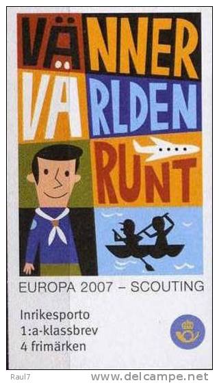 EUROPA -CEPT 2007 SUEDE  1 CARNET NEUF ** (MNH) - 2007