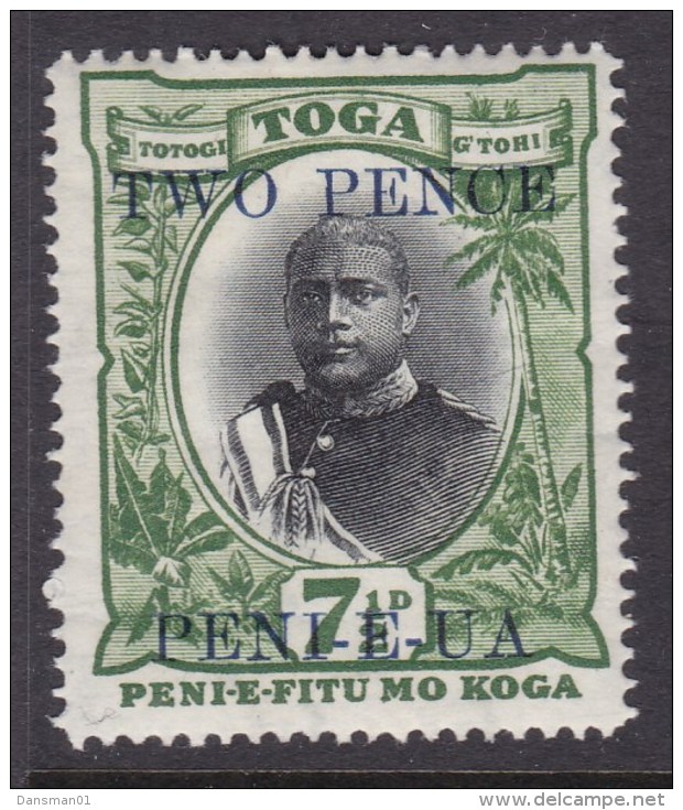 TONGA 1923 Ovpt SG 65 Mint Hinged - Tonga (...-1970)