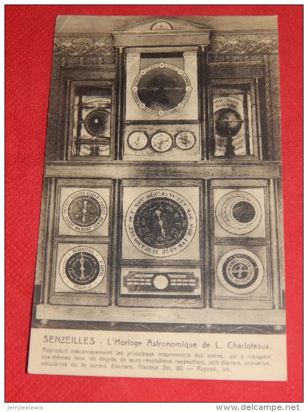 SENZEILLES  -  L' Horloge Astronomique De L. Charloteaux  -  1920   -   (2 Scans) - Cerfontaine