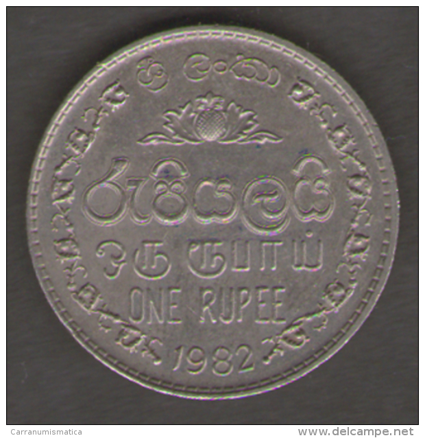 SRI LANKA 1 RUPEE 1982 - Sri Lanka