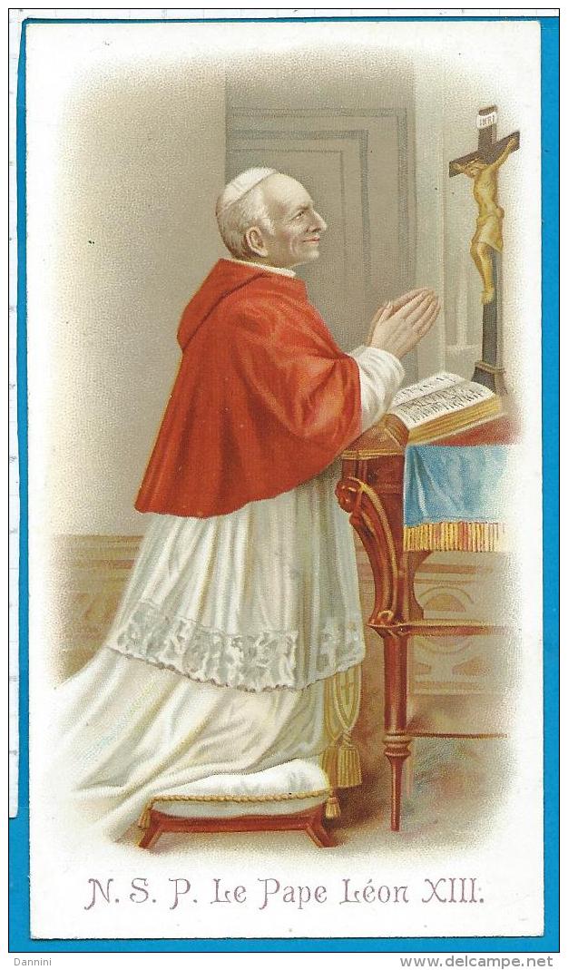 Holycard     Pope  Leon  XIII - Andachtsbilder