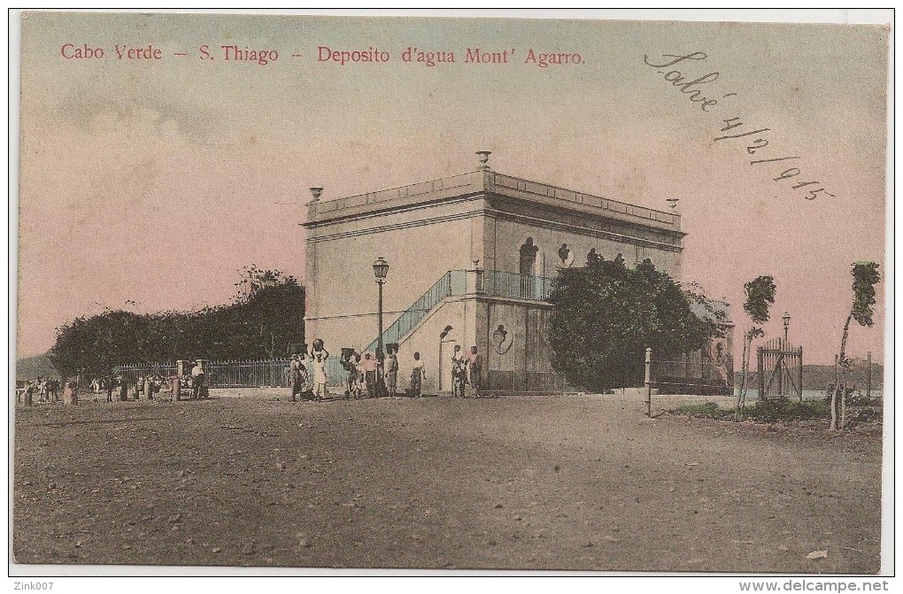 Postal Cabo Verde - Cap Vert - S. Tiago - S. Thiago - Deposito D´Agua Mont´Agarro - Carte Postale - Postcard - Cap Vert