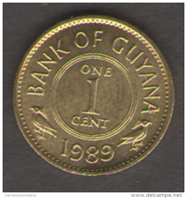 GUYANA 1 CENT 1989 - Guyana