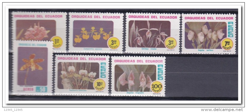 Ecuador 1980, Postfris MNH, Flowers, Orchids - Ecuador