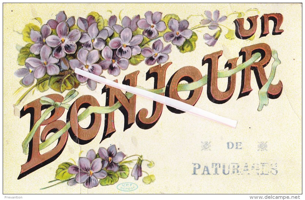 Un Bonjour De PATURAGES - Carte Colorée - Colfontaine