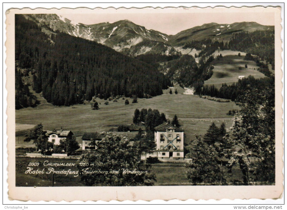 Churwalden, Horel Pradafenz, Fauterberg Und Windeggen (pk30207) - Churwalden