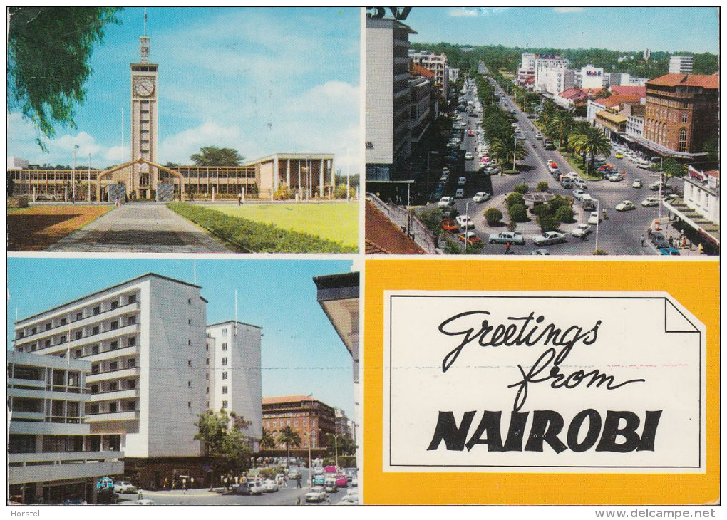 Kenia - Nairobi - Views - Cars - 2x Nice Stamps - Kenia