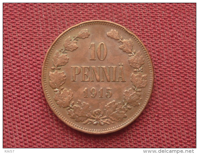 FINLANDE Monnaie De 10 Pennia 1913 Pas Commun - Finlande