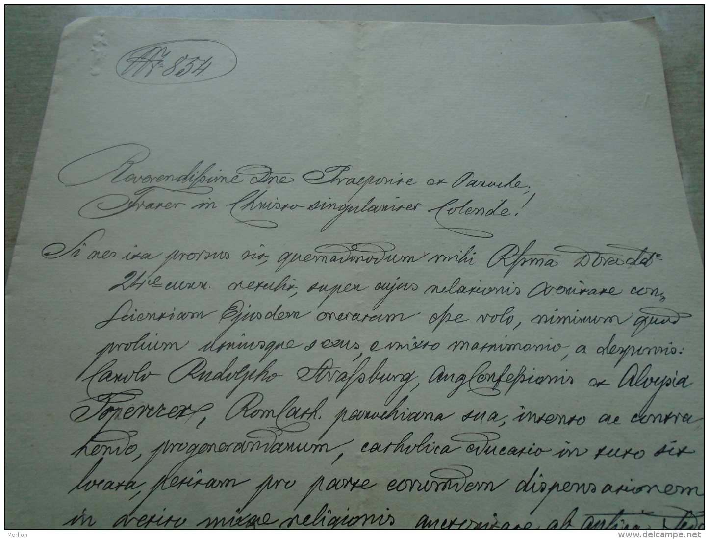 D137988.32 Old Document   Hungary Strigonii - Rudolpho Strassburg- Aloysia Toperczer 1870 - Fidanzamento