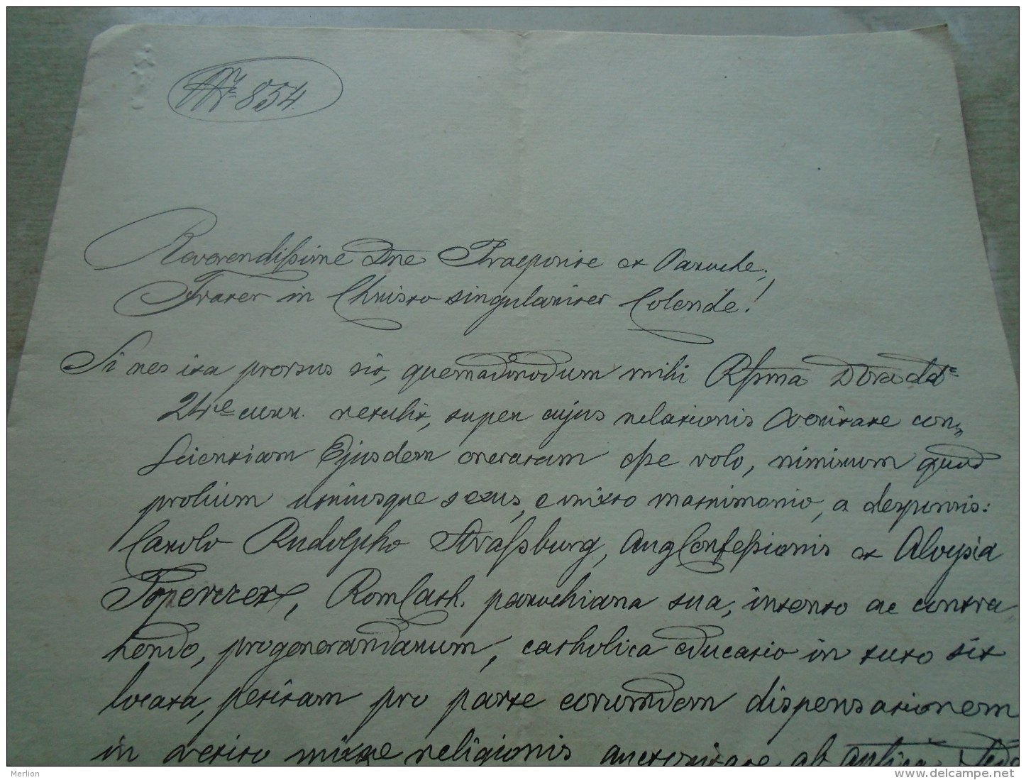 D137988.32 Old Document   Hungary Strigonii - Rudolpho Strassburg- Aloysia Toperczer 1870 - Verlobung