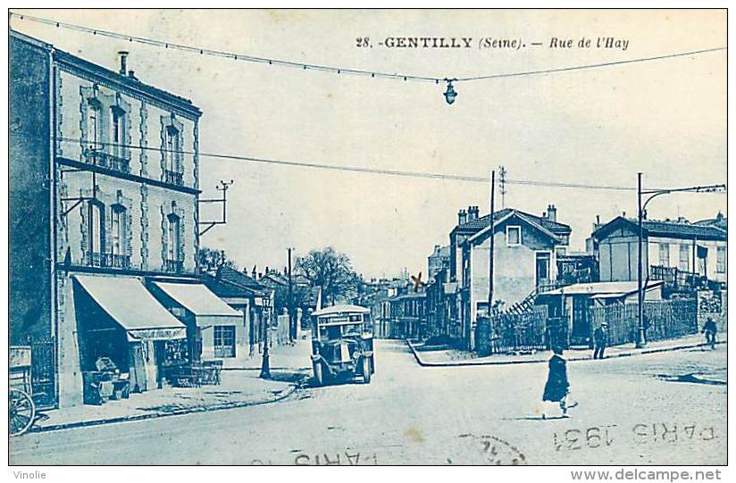 AM.H.16-352 :  GENTILLY RUE DE L HAY AUTOBUS - Gentilly