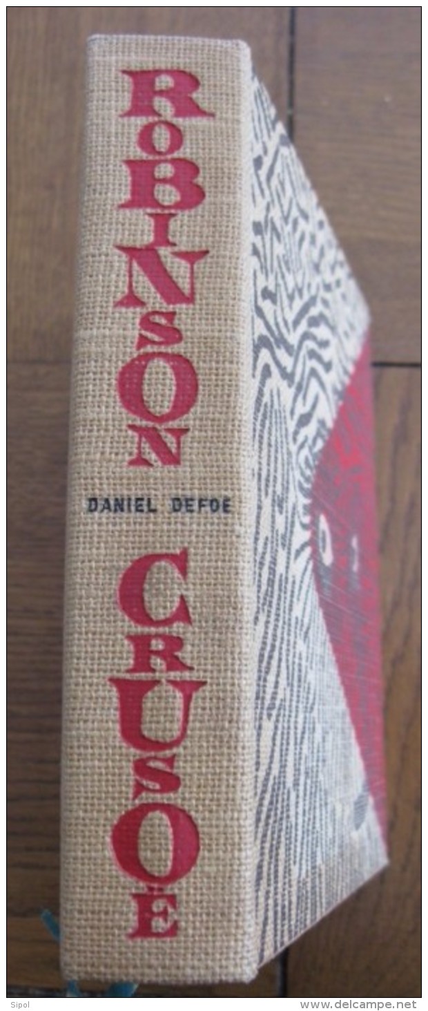 Daniel Defoe Robinson Crusoe Illustré parJose Bartoli Traduit par Petrus Borel Club Français du Livre Exemp N°9619/10000