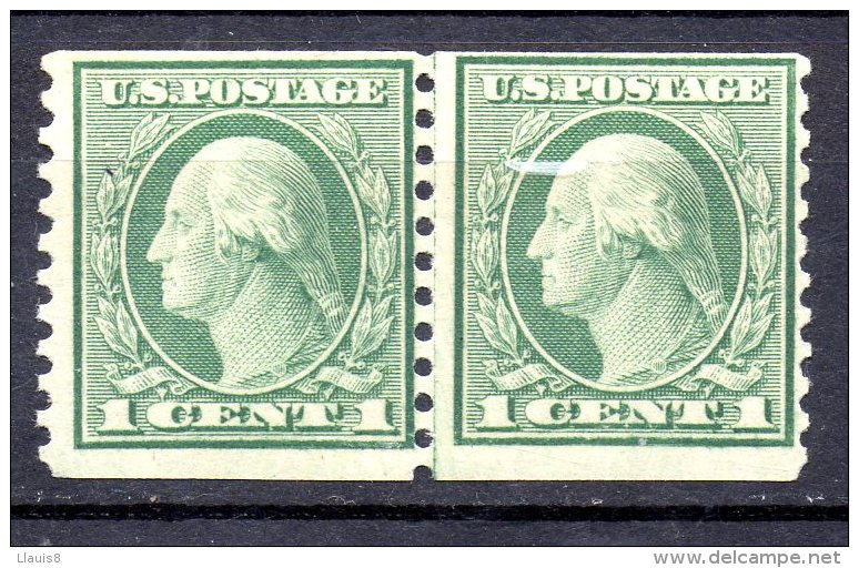 EE.UU.  AÑO 1912-1915.  Sc 405 -  Yv  182 AC (MNH) X 2 - Nuevos